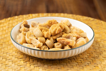 Classic side dish - lard residue