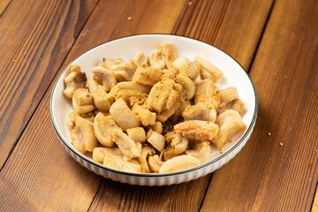 Classic side dish - lard residue