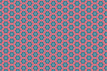 Colorfull abstract pattern that looks like flowers, created from a macro photography of fluids bubbles.