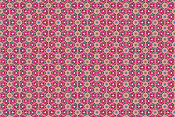 Colorfull abstract pattern that looks like flowers, created from a macro photography of fluids bubbles.