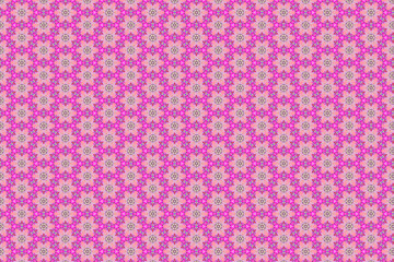 Colorfull abstract pattern that looks like flowers, created from a macro photography of fluids bubbles.