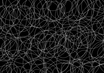 絡まった曲線の背景