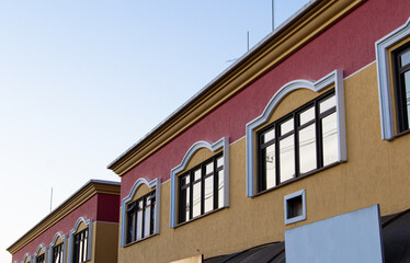 building windows reflecting the sky on a day