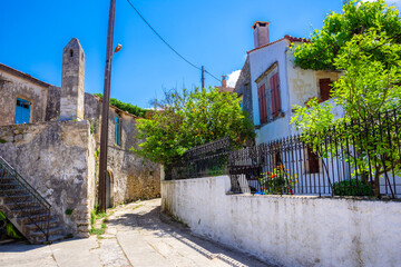 The old historical village of Roustika, Chania, Crete, Greece