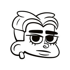 Isolated boy urban character avatar Vector illustration