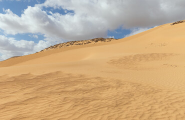 Fototapeta na wymiar sand dunes in Arava desert Israel