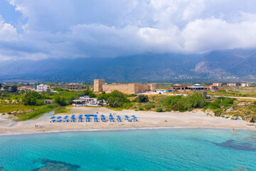 Castle at Frangokastello beach, Crete, Greece