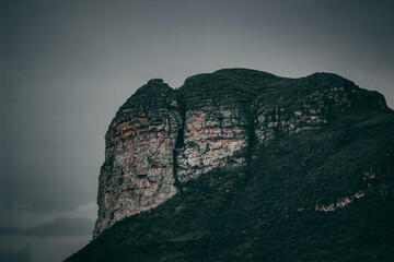rocky gray mountain  - Powered by Adobe