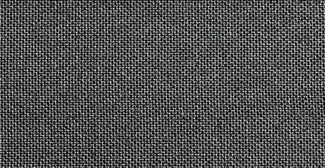 Vector fabric texture. Distressed texture of weaving fabric. Grunge background. Abstract halftone vector illustration. Overlay to create interesting effect and depth. Black isolated on white. EPS10.