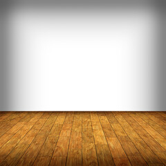 White wall in room background