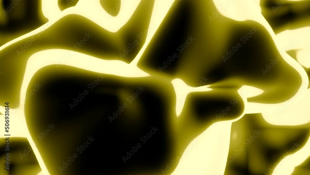 Poster rotating 3d liquid. design. abstract neon liquid rotates and changes. liquid moves and changes in ai