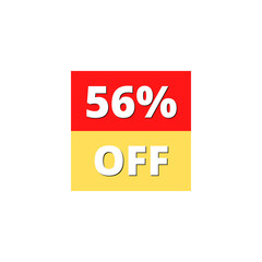 56% OFF with red and yellow square design online discount