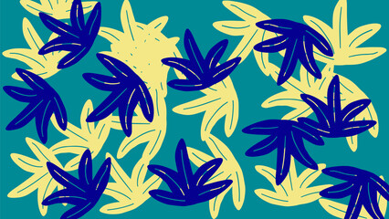 Fantasy messy doodle geometric shapes background. Abstract card, layout.