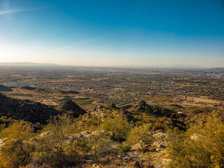 sunset over the mountains