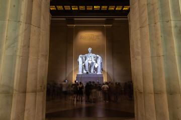 Abraham Lincoln statue in Washington