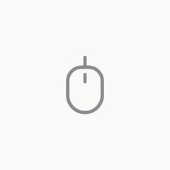 Computer mouse vector icon sign symbol