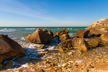 Fototapeta na wymiar Sea. Crimea. General's beaches.