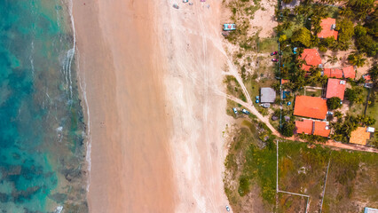 Flecheiras Praia Paraíso Tropical Dunas Mar Ceará Nordeste Brasil Vila Pescadores Pitoresco Paisagem Cênica Vento Pesca Viagem Viajar Turismo