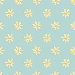 Fototapeta na wymiar Gorgeous modern vintage vector patterns. A retro hippie design for women's, and children's clothing, home decor, packaging, and other textiles