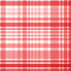 Seamless red checkered pattern. Vector illustration for your design.