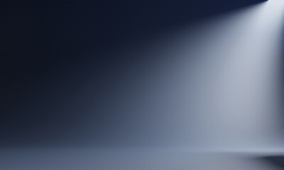 empty stage room for cosmetic product showcase, 3d illustration rendering, light and shadow scene concrete