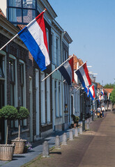 National Bank Holliday. Netherlands. Dutch flags.