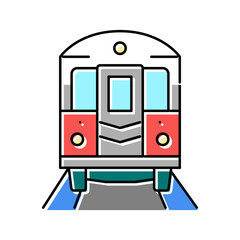 Fototapeta na wymiar subway new york color icon vector illustration