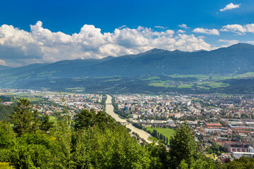 Panoramic view of Innsbruck