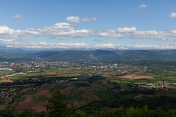 Fototapeta na wymiar Lower Vipava Valley View