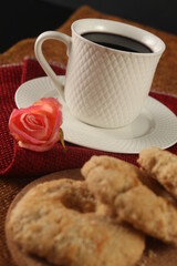 cup of tea and cookies