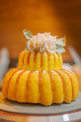 cake corn flour and guave