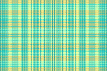 Tartan plaid pattern with texture and summer color. Vector illustration.
