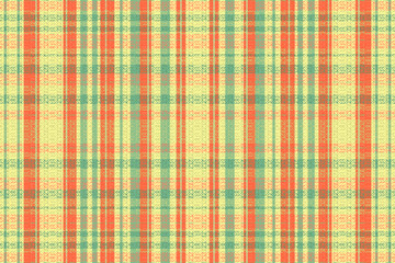 Tartan plaid pattern with texture and summer color. Vector illustration.