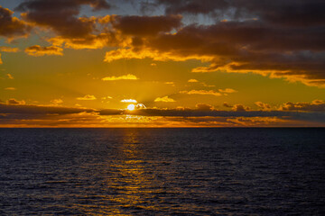 Fototapeta premium タスマン海の夕暮れ