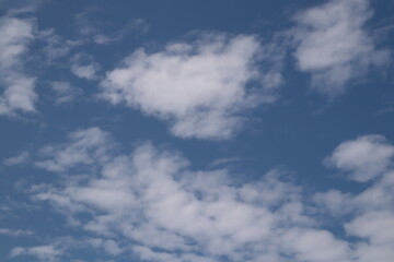 blue sky with clouds
