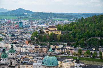 Fototapeta premium View of the city of Salzburg