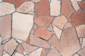 Texture of an old stone with a crack. Grunge brick texture.