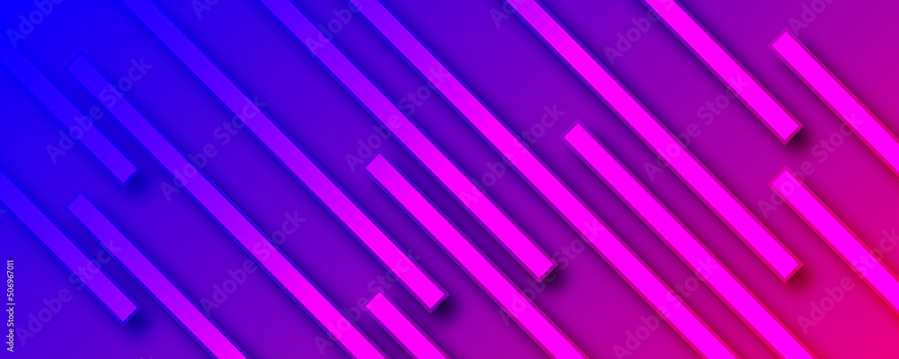 Poster digital futuristic minimal abstract purple background with lines .
