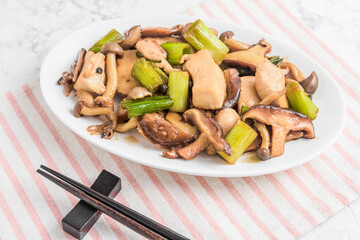 焼き鳥風野菜炒め