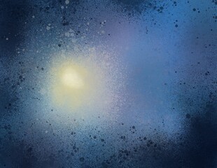 Blue sky with Cosmic light 