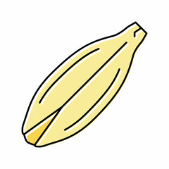 barley seed color icon vector illustration