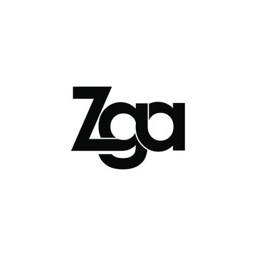 zga letter original monogram logo design