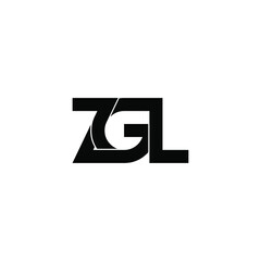 zgl letter original monogram logo design