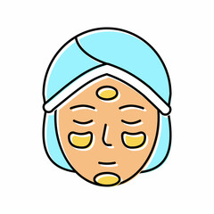 cosmetology procedure color icon vector illustration