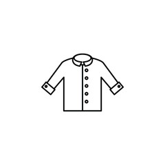 Shirt, Fashion, Polo, Clothes Thin Line Icon Vector Illustration Logo Template. Suitable For Many Purposes.