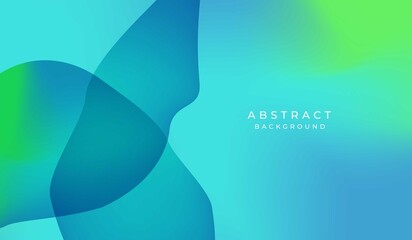 Abstract light blue green colorful vector background.