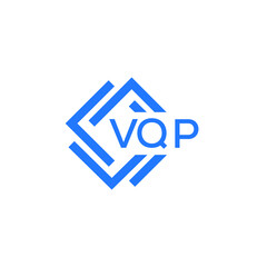 Obraz premium VQP technology letter logo design on white background. VQP creative initials technology letter logo concept. VQP technology letter design. 
