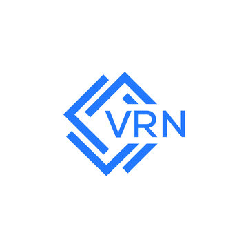 VRN technology letter logo design on white  background. VRN creative initials technology letter logo concept. VRN technology letter design.
