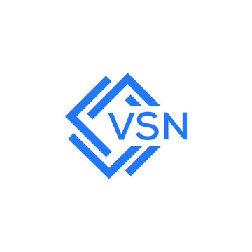 VSN technology letter logo design on white  background. VSN creative initials technology letter logo concept. VSN technology letter design.
