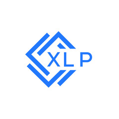 XLP technology letter logo design on white  background. XLP creative initials technology letter logo concept. XLP technology letter design.
